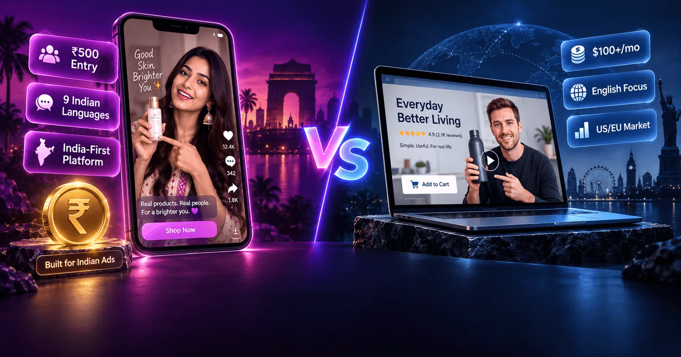 MorphAds vs competitors — AI UGC ad tools compared for India