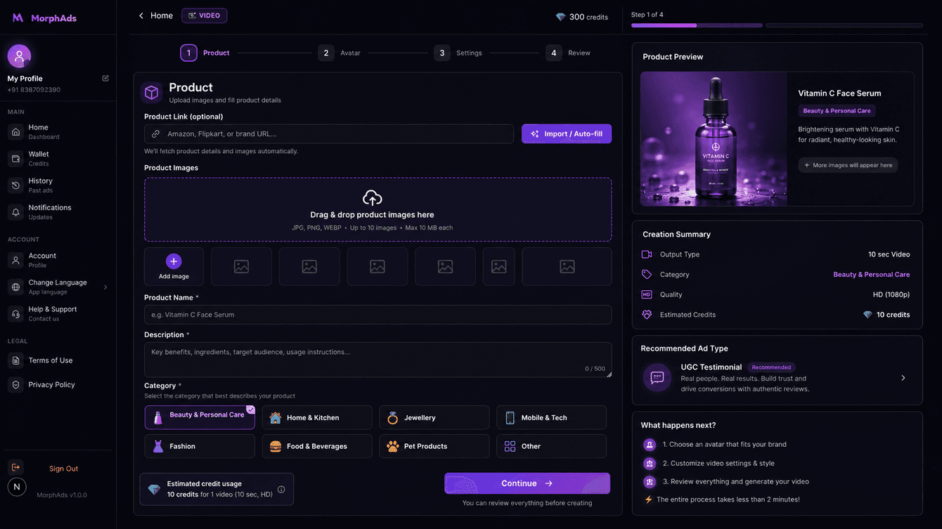 Upload Your Product
